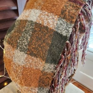 Altar'd State Women's Soft Knit Plaid Scarf